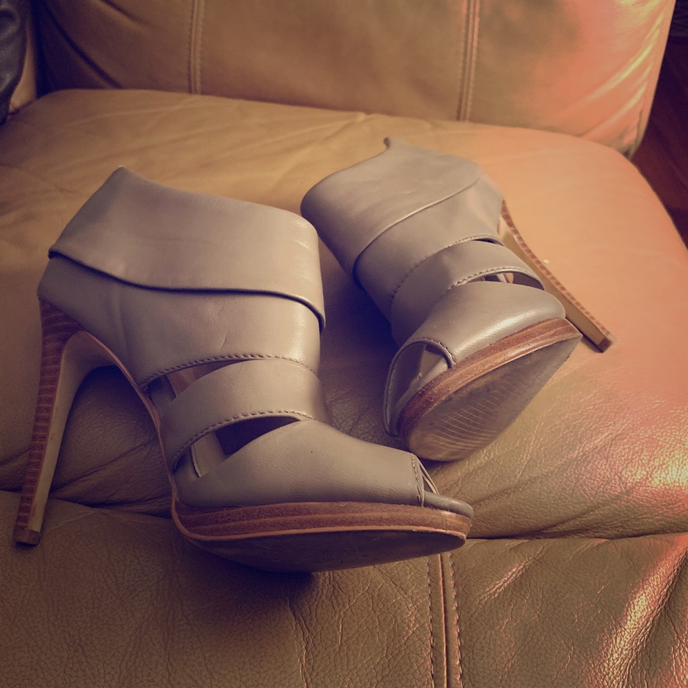 Calvin Klein leather ankle boots